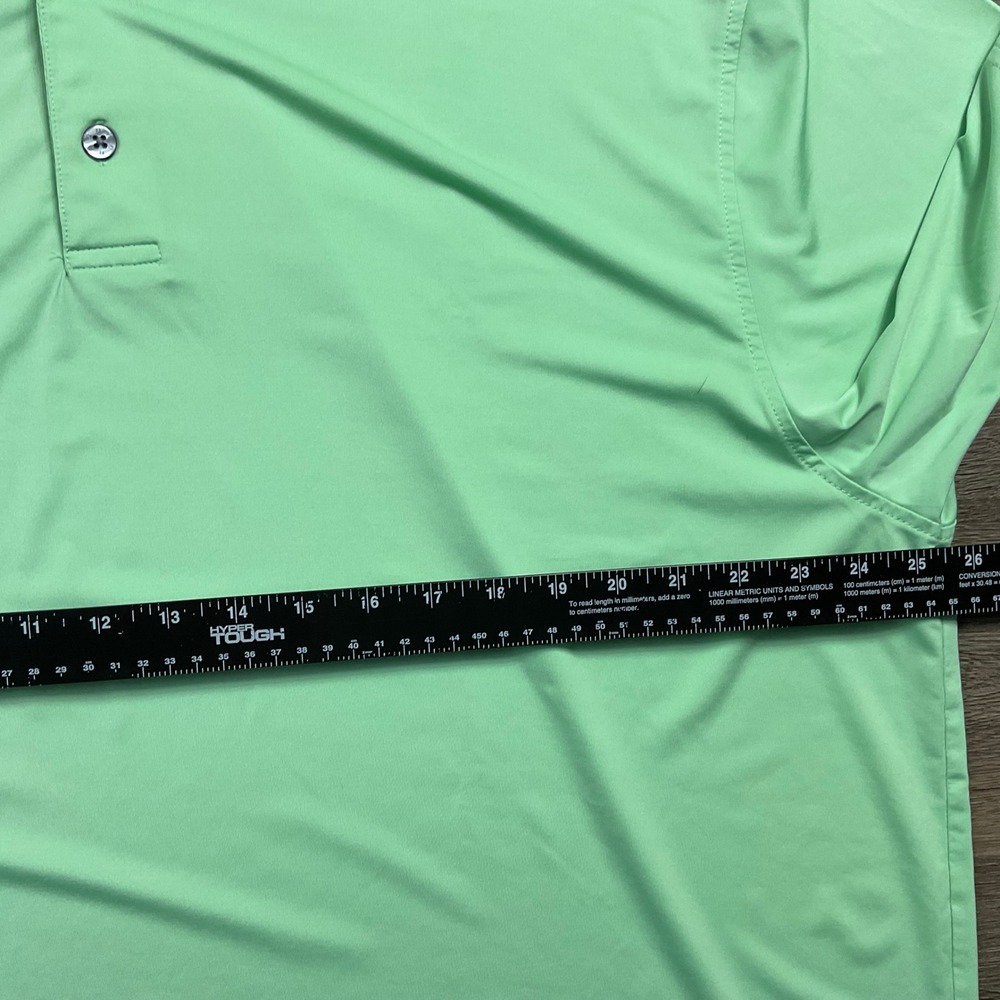 FootJoy Performance Golf FJ Logo Polo Shirt Mens XXL Mint Green Tennis Preppy - Picture 6 of 7
